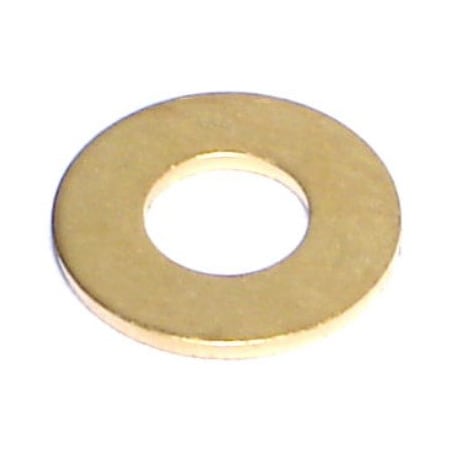 Flat Washer, Fits Bolt Size 1/4 In (#14) ,Brass 30 PK